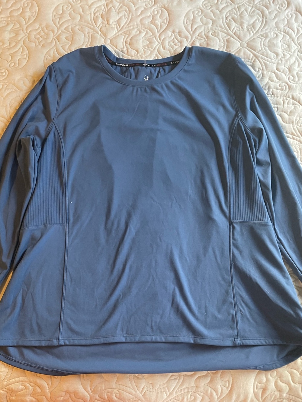 Women's Spyder Active Long Sleeve Performance Top - Navy